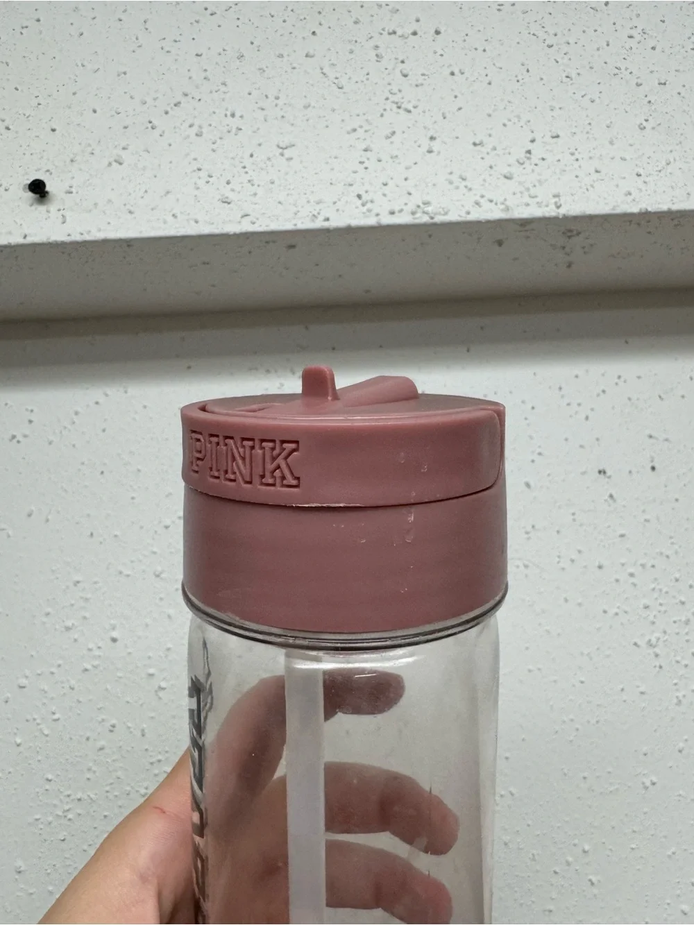 PINK Travel Water Bottle